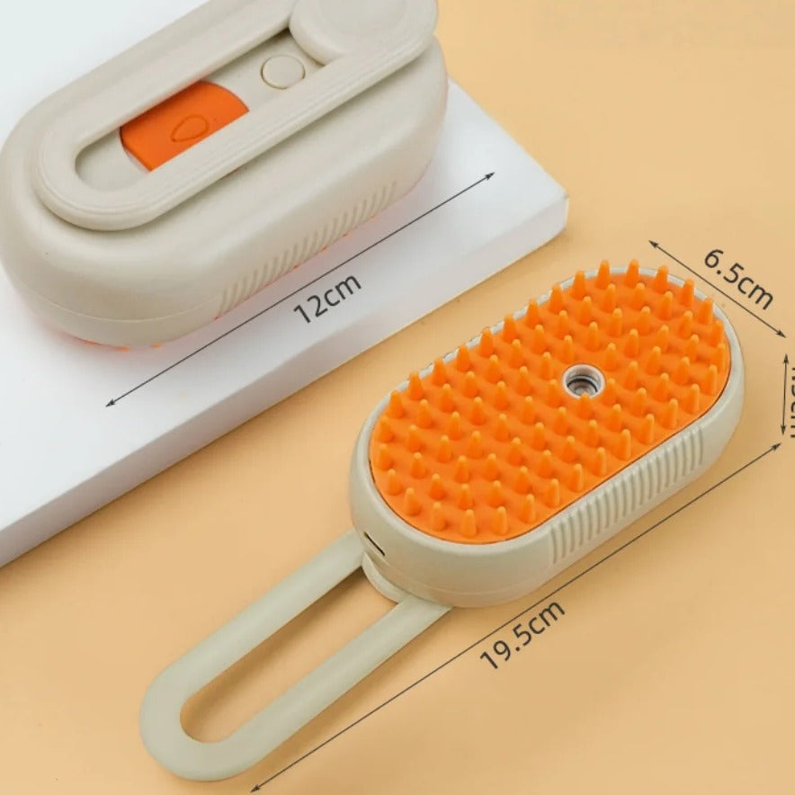 Brosse brumisante café, dimensions